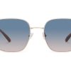 TOMS Sale | Shiny Rose Gold Wire Frame Aqua Blush Gradient Lens | Toms