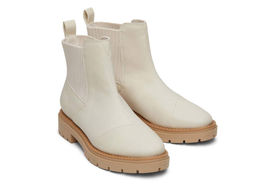 TOMS Boots & Booties | Women'S Natural Synthetic Cort Boots | Toms