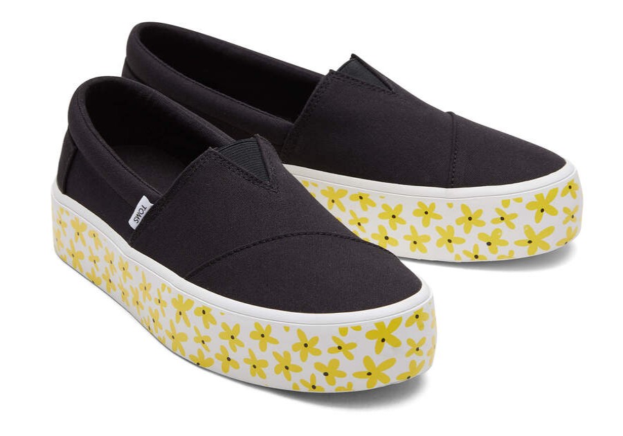 TOMS Slip Ons | Women'S Daisies Fenix Platform Slip On Sneaker | Toms